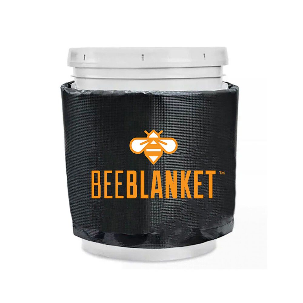 Powerblanket Bee Blanket 5-Gallon Insulated Pail Heater with Cutout for Gate Valve Fixed Thermostat 110 F