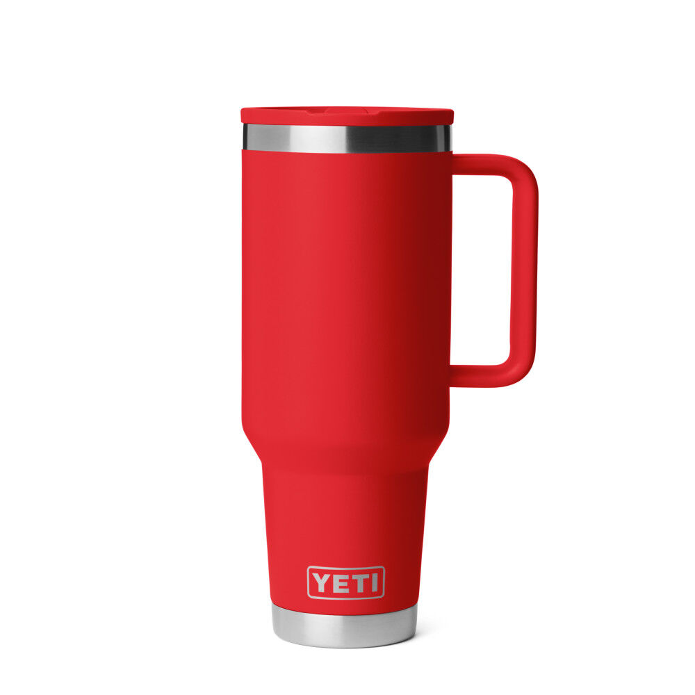 YETI Rambler 40 Oz Travel Straw Mug, Rescue Red