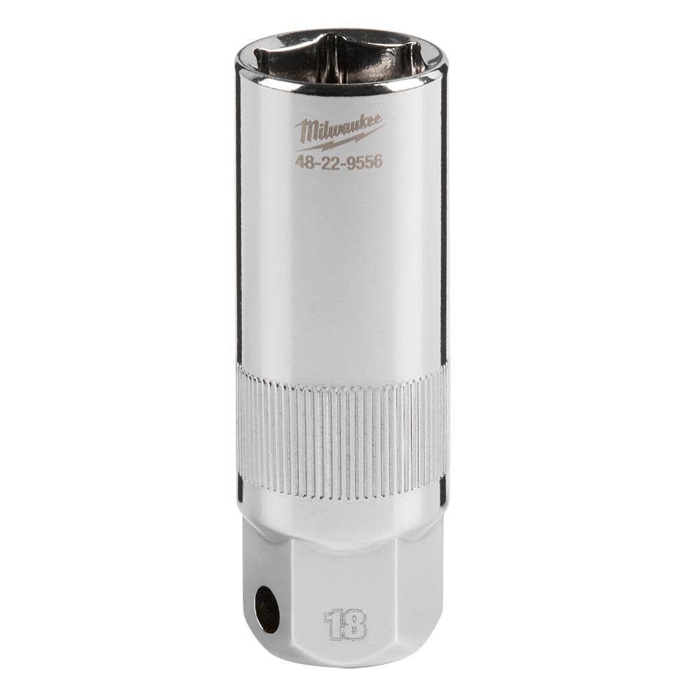 Milwaukee 3/8in Drive 18mm Spark Plug Socket