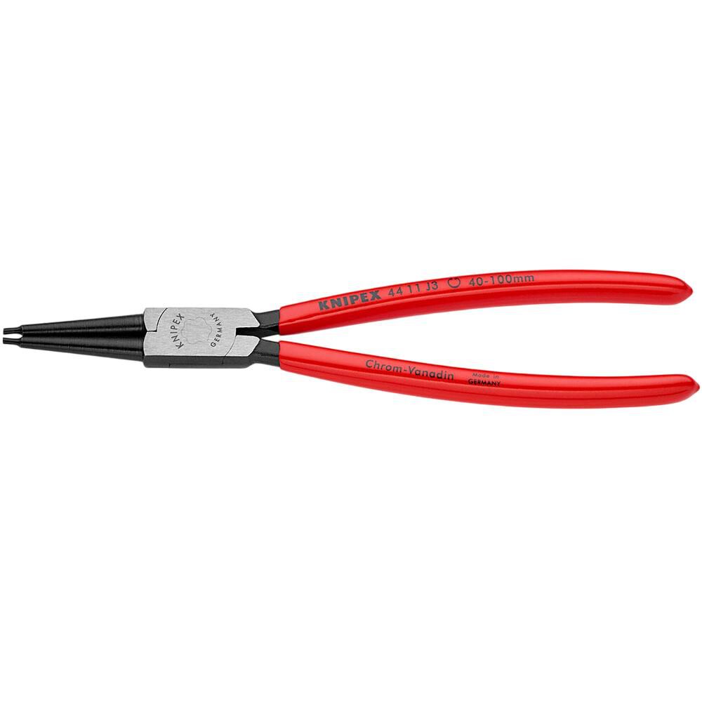 Knipex 9 Inch Vanadium Steel Internal Snap Ring Plier with Forged Tips