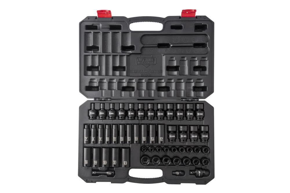 Sunex 51 pc. 3/8 In. Drive Metric Impact Socket Set