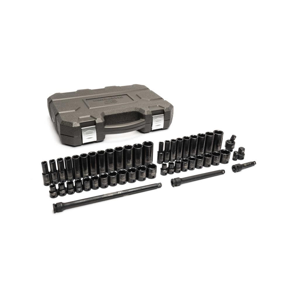 GEARWRENCH Socket Set 3/8in Drive SAE/Metric 49pc