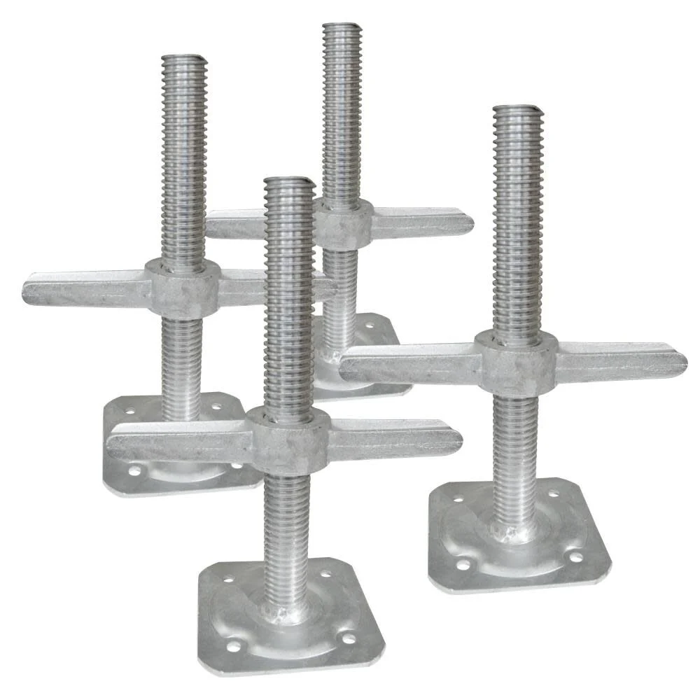 Metaltech 12in Leveling Jacks for Baker Interior Scaffolds 4pk