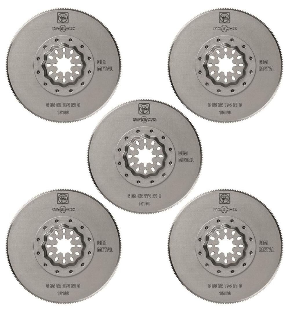 Fein StarLock HSS 174 Saw Blade with Bi Metal Toothing for Long Service Life.