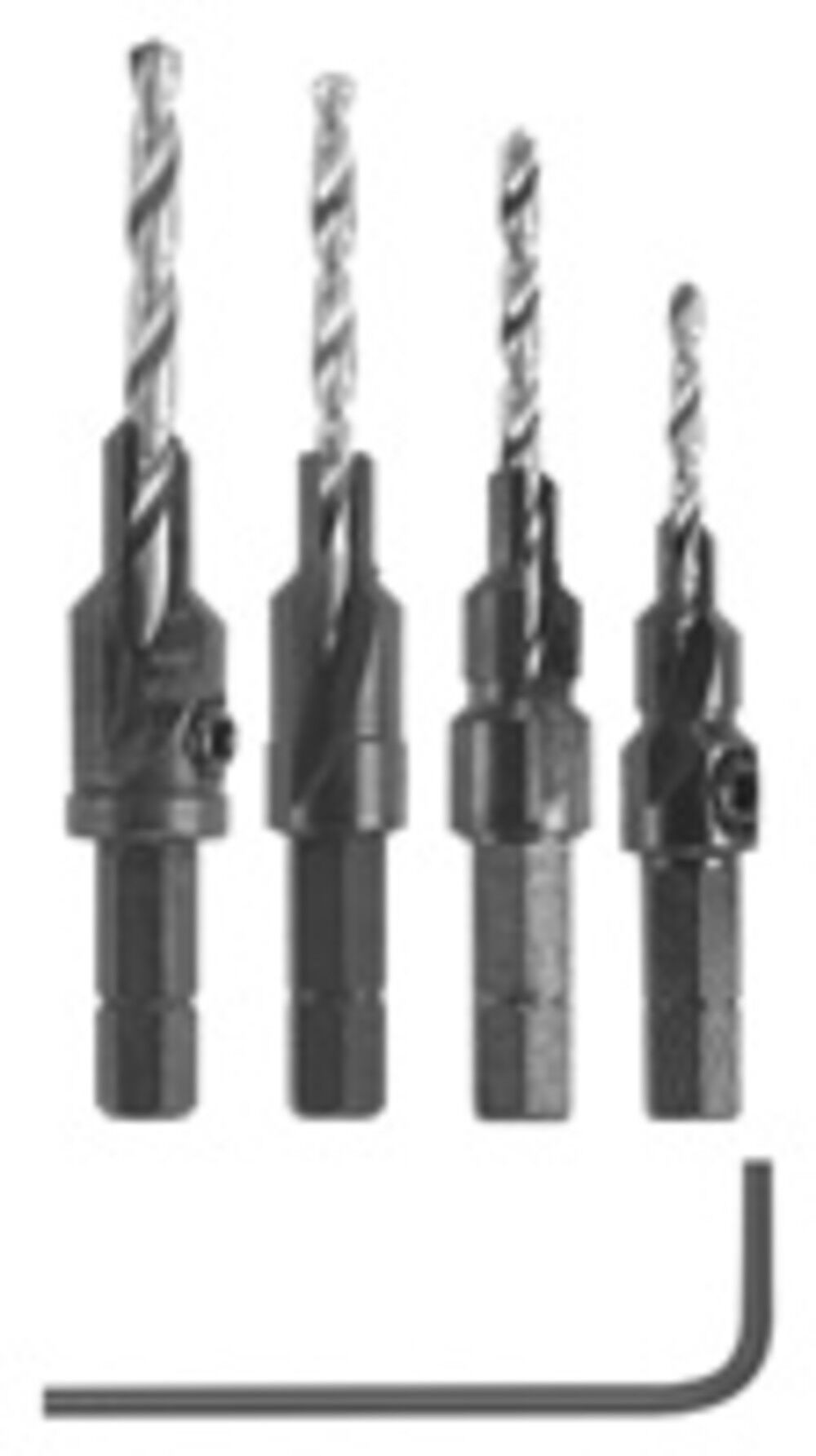 Bosch Hex Shank Screw Pilot Bit Set, 5 Pieces