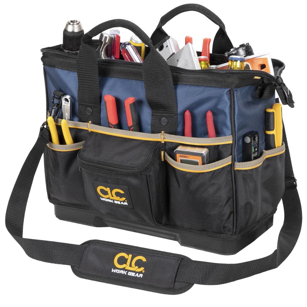 CLC Tool Bag Molded Base Bigmouth Tote 16in