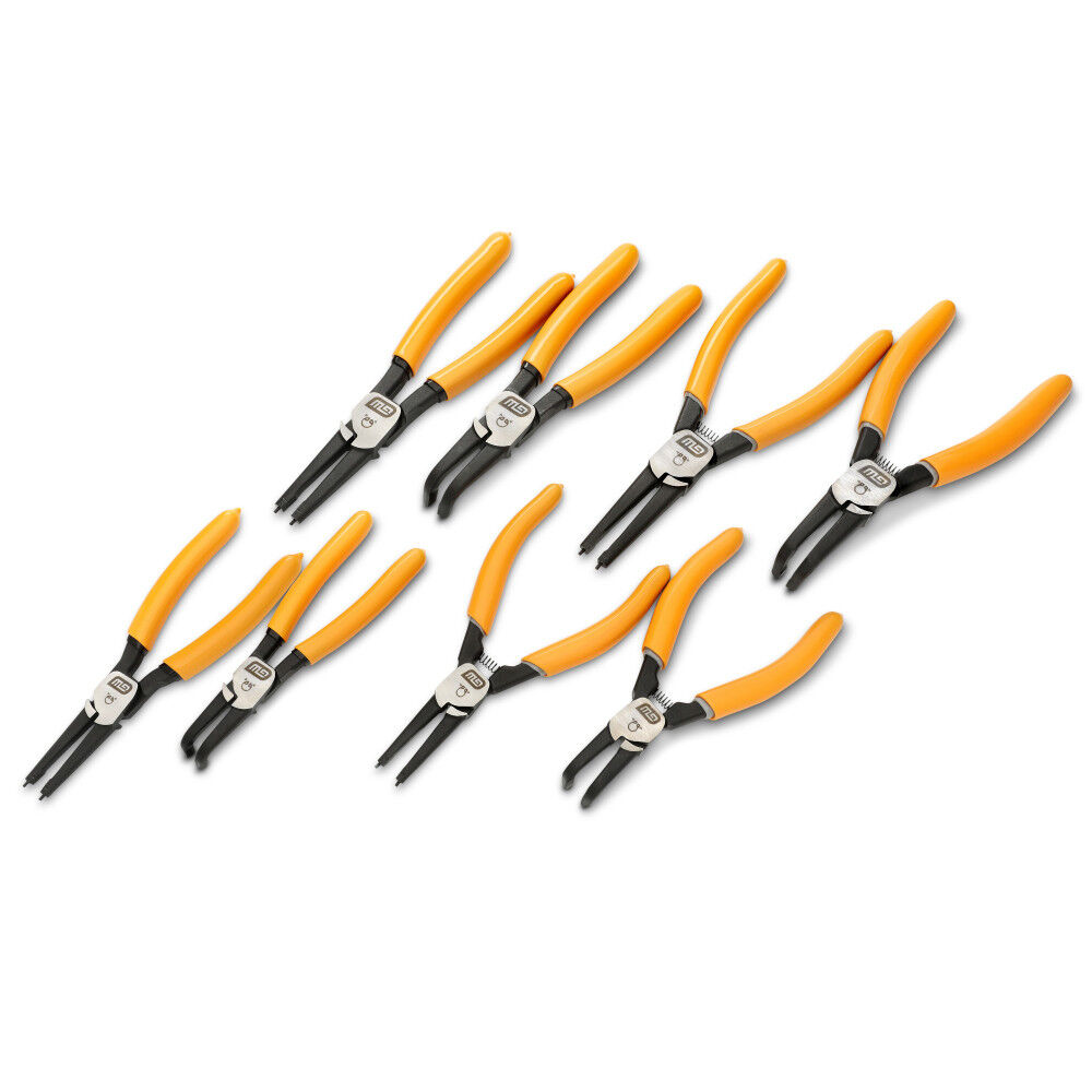 GEARWRENCH Fixed Joint Internal External Snap Ring Pliers Set 8 Pieces