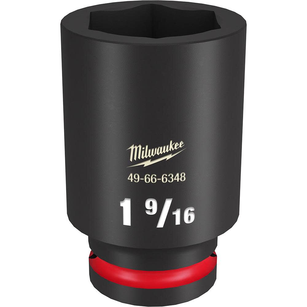 Milwaukee Impact Socket 3/4in Drive 1 9/16in Deep 6 Point