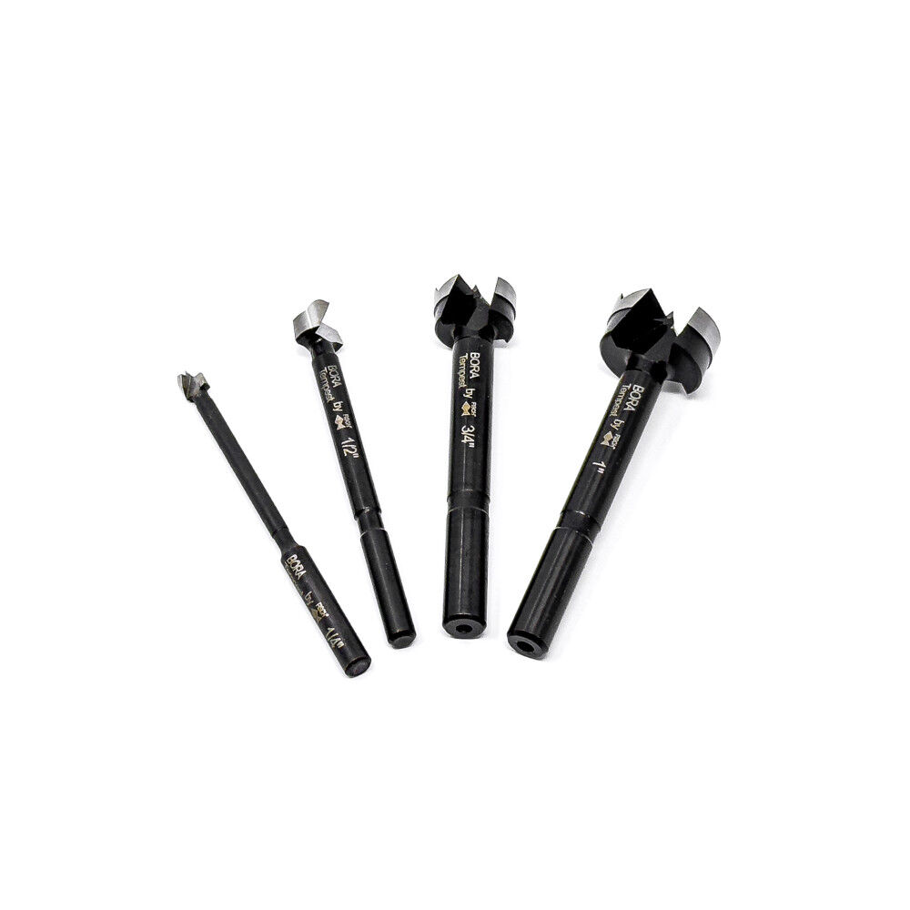 Bora Portamate Tempest Forstner Bit Set with Wood Box 4pc