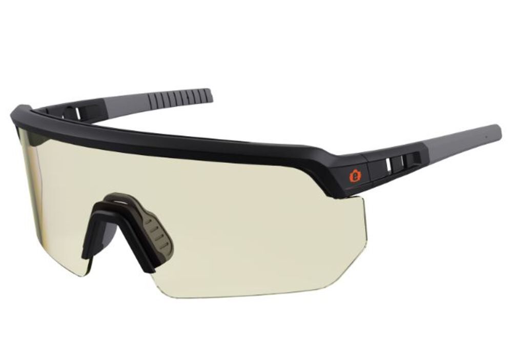 Ergodyne Skullerz AEGIR Safety Glasses In Outdoor Lens Matte Black Frame Anti-Fog