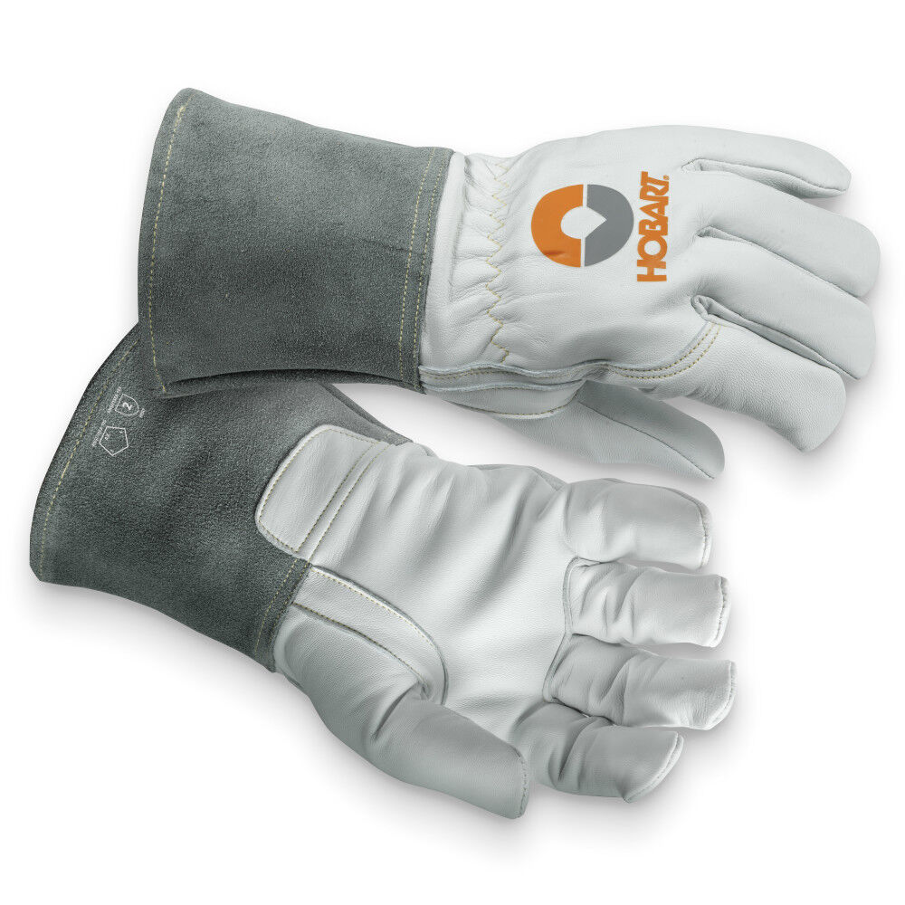 Hobart MIG Welding Gloves, Gray, Medium