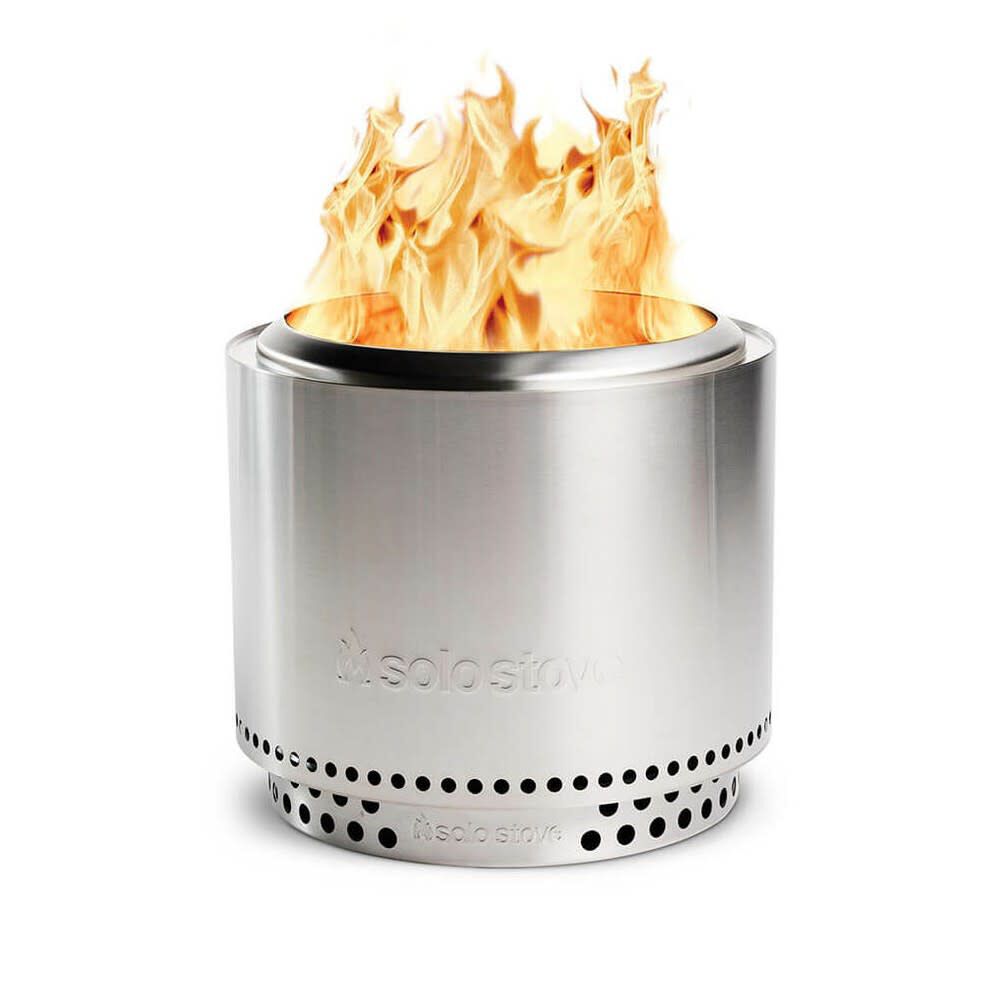 Solo Stove Bonfire 2.0 19 in Stainless Steel Wood Burning Fire Pit with Stand