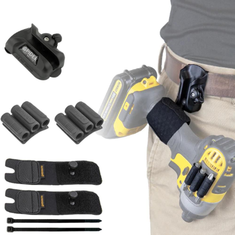 Spider Tool Holster Dual Tool Holster Kit 5pc Kit