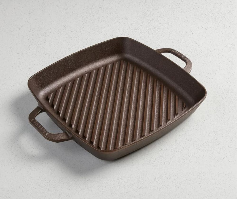 Smithey Ironware No. 12 Cast Iron Grill Pan