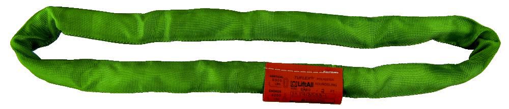 Lift-All 8 Ft. Green Endless Tuflex Poly Round Sling