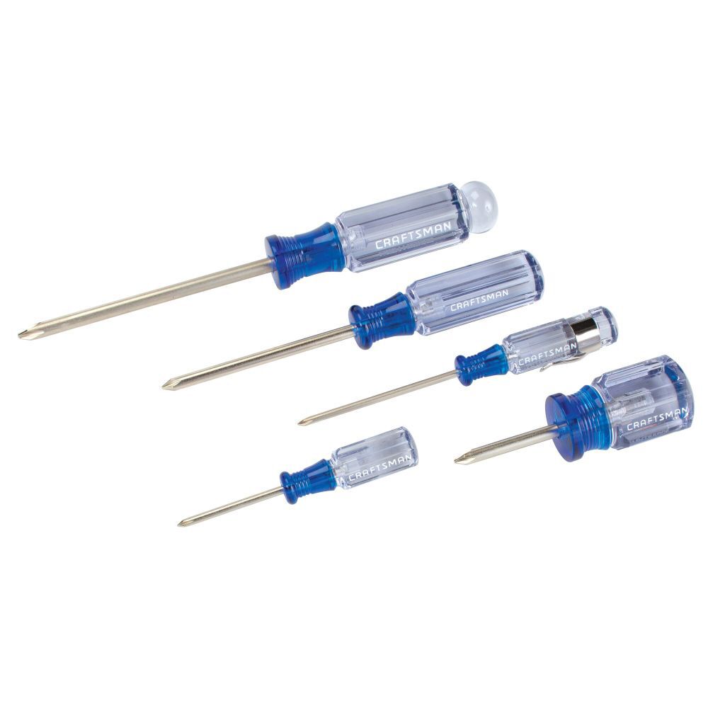 CRAFTSMAN Acetate Screwdriver Set, 5 Piece