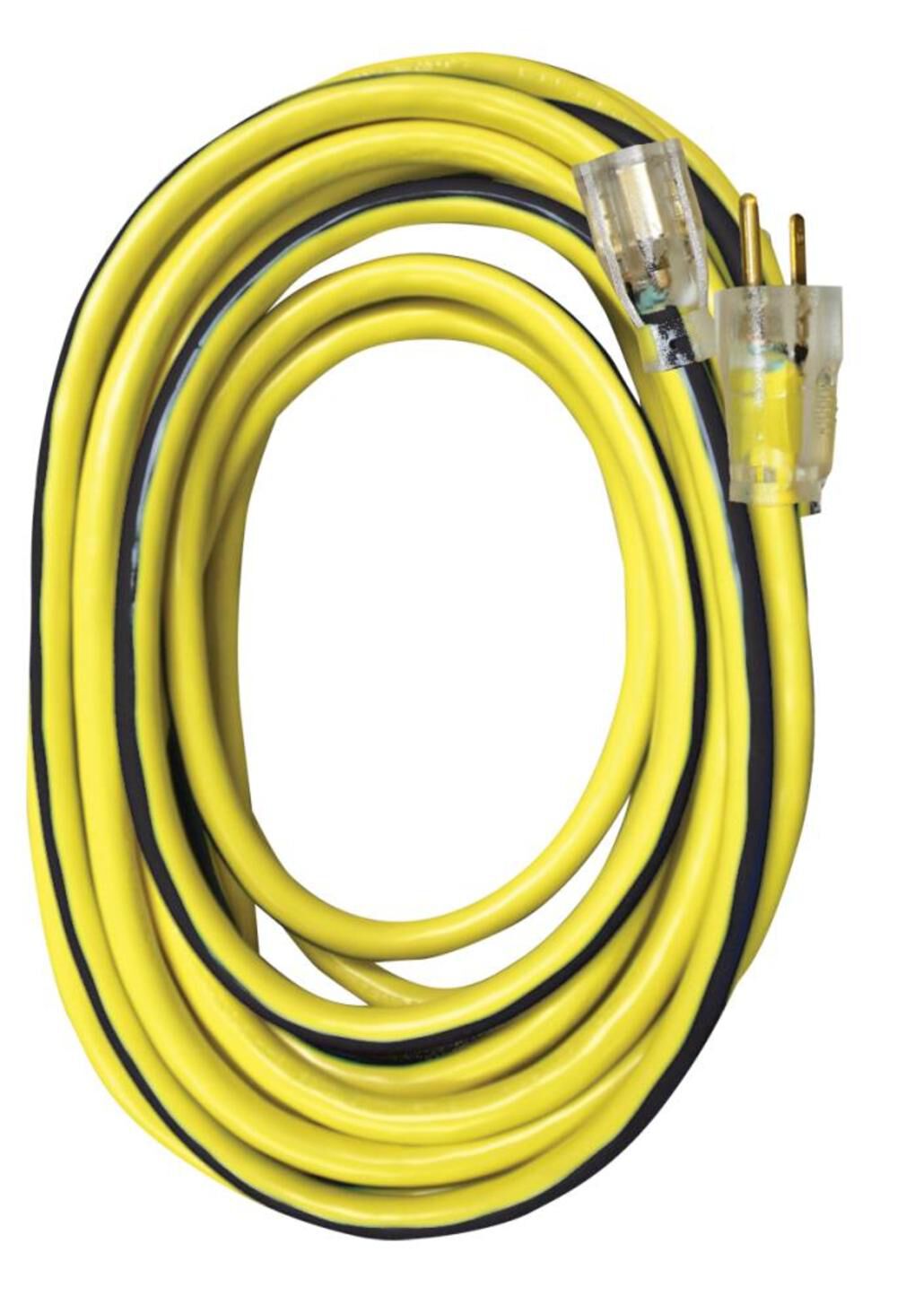 Voltec 50 Ft. 10/3 SJTW UG Extension Cord YL/BK