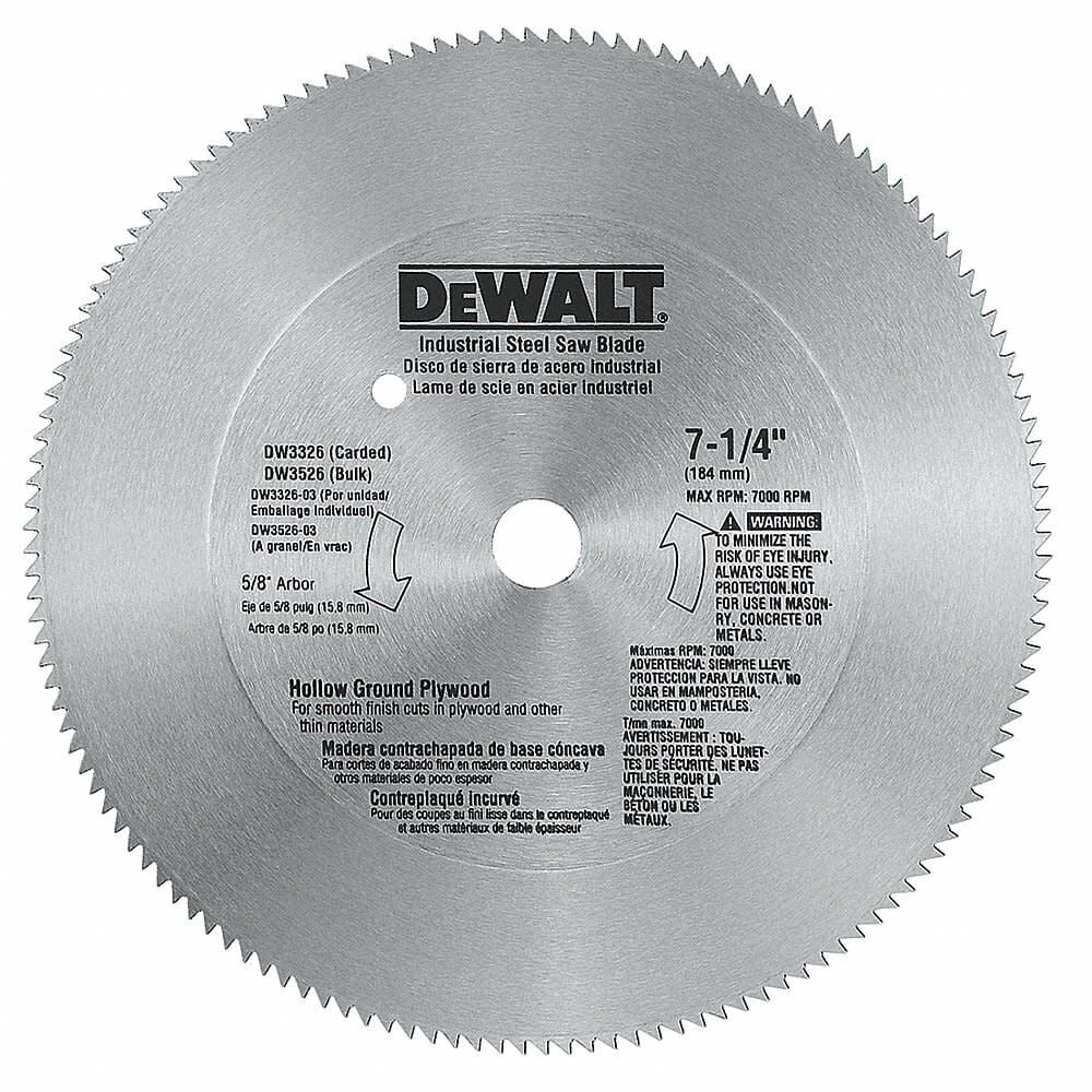 DEWALT 7-1/4 In. 140T Steel Plywood Blade