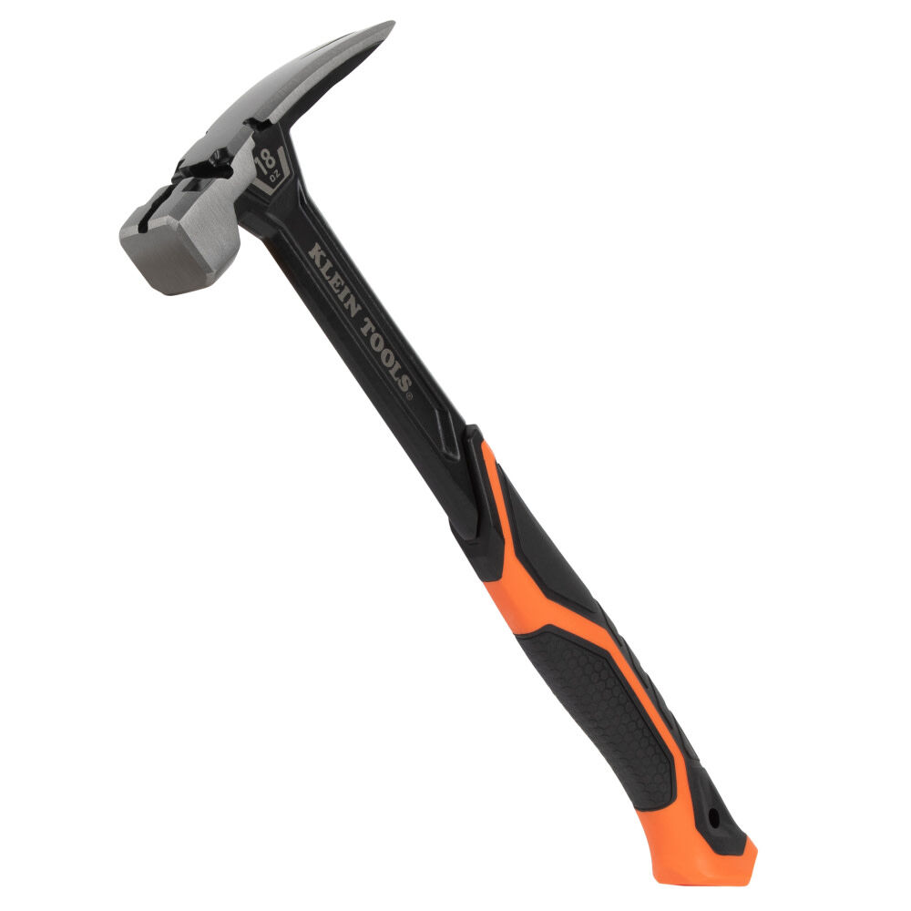Klein Tools 18 Ounce Smooth Face Steel Claw Hammer