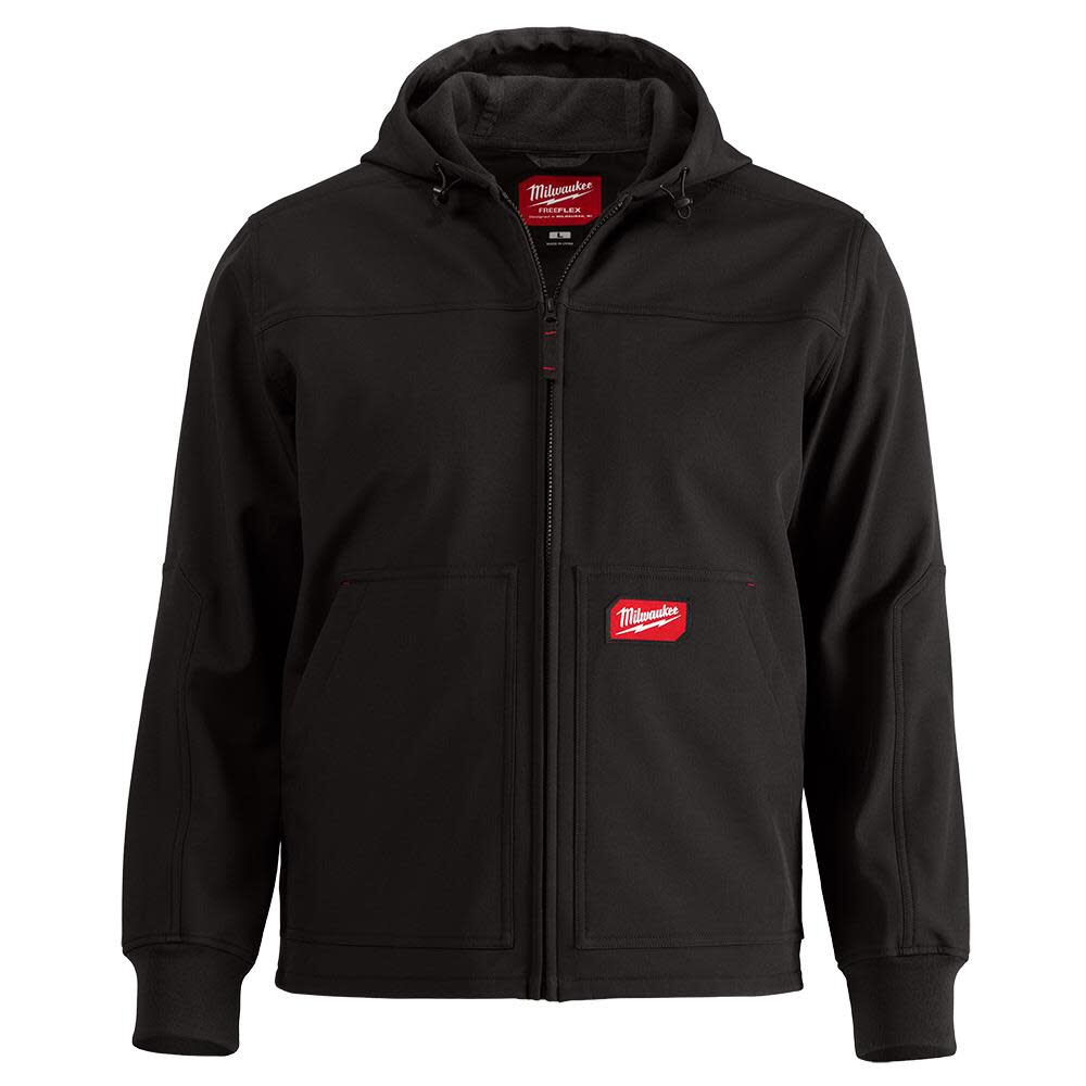 Milwaukee FREEFLEX Softshell Hooded Jacket Black Large