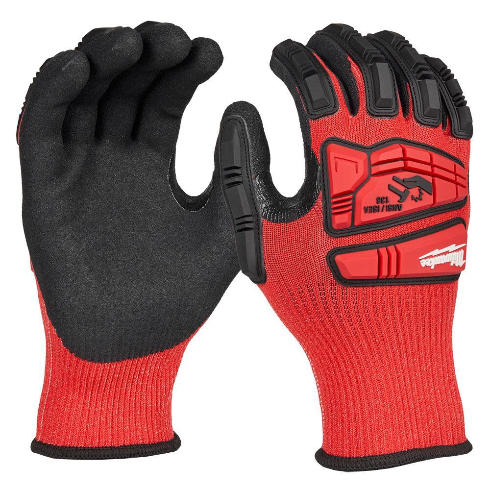 Milwaukee Impact Cut 3 Nitrile Dip Glove Small