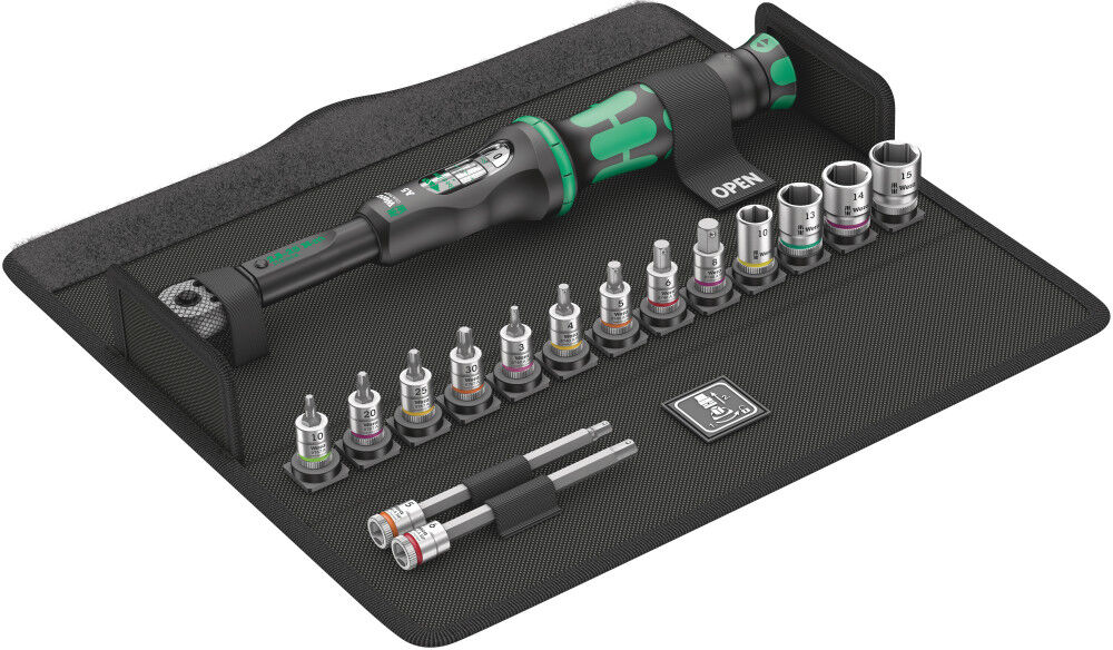 Wera Tools Bicycle Set 2.5-25 Nm Torque 1 Wrench Set 16pc