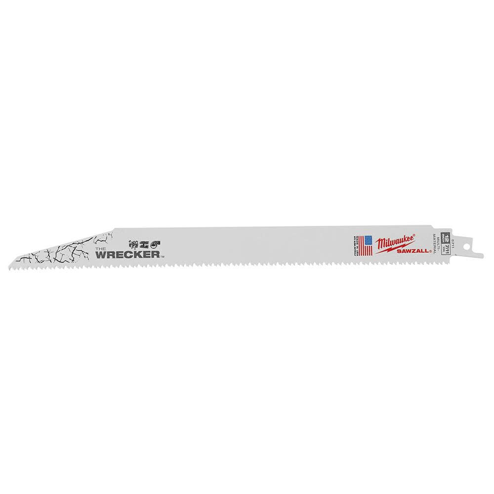 Milwaukee The Wrecker Multi-Material SAWZALL Blade 12 In. 7/11TPI 5 pk