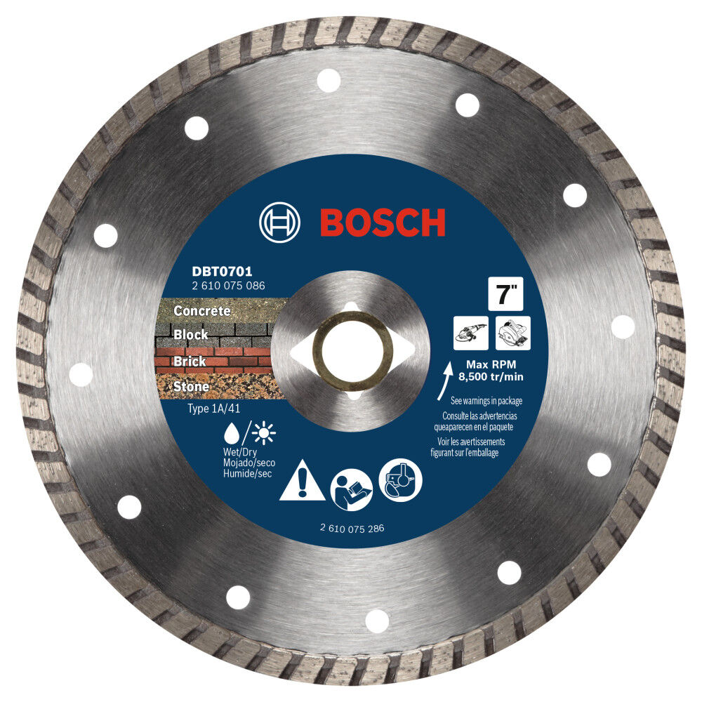 Bosch 7 Inch Turbo Rim Diamond Blade