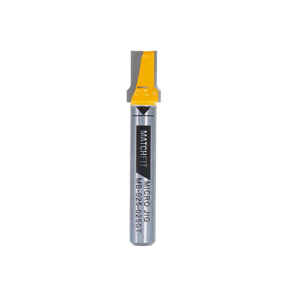 Microjig MATCHFIT Relief Router Bit (1/4 Inch Shank)