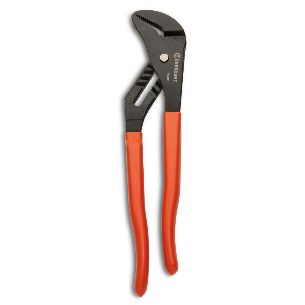 Crescent 12 Inch Straight Jaw Dipped Handle Tongue and Groove Pliers