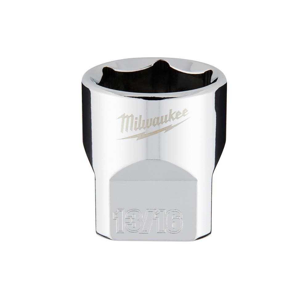 Milwaukee 3/8 in. Drive 13/16 in. SAE 6-Point Socket