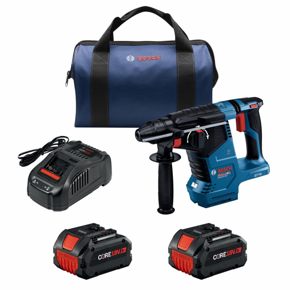 Bosch 18V Bulldog 1in Rotary Hammer SDS plus Kit