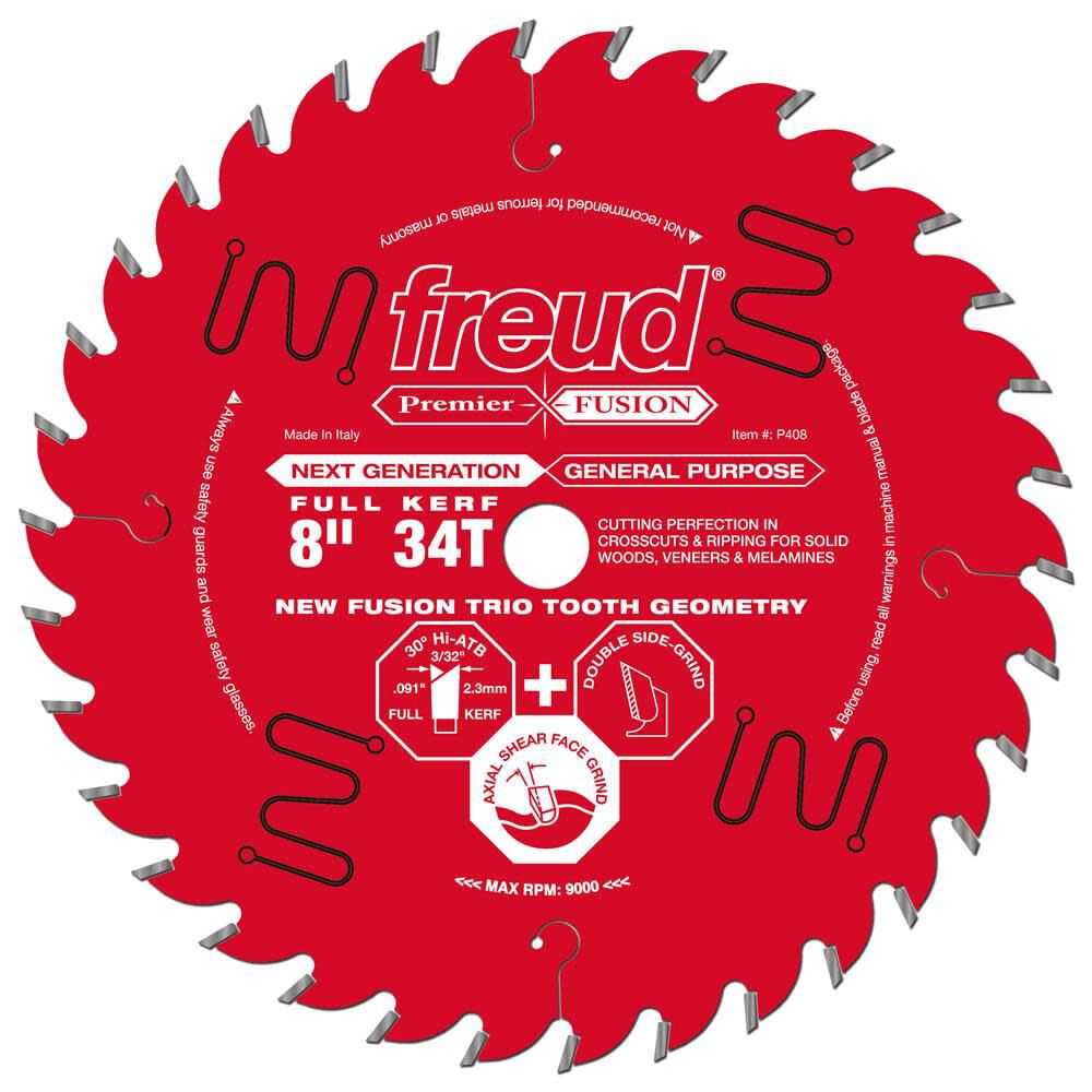 Freud 8in Premier Fusion Blade