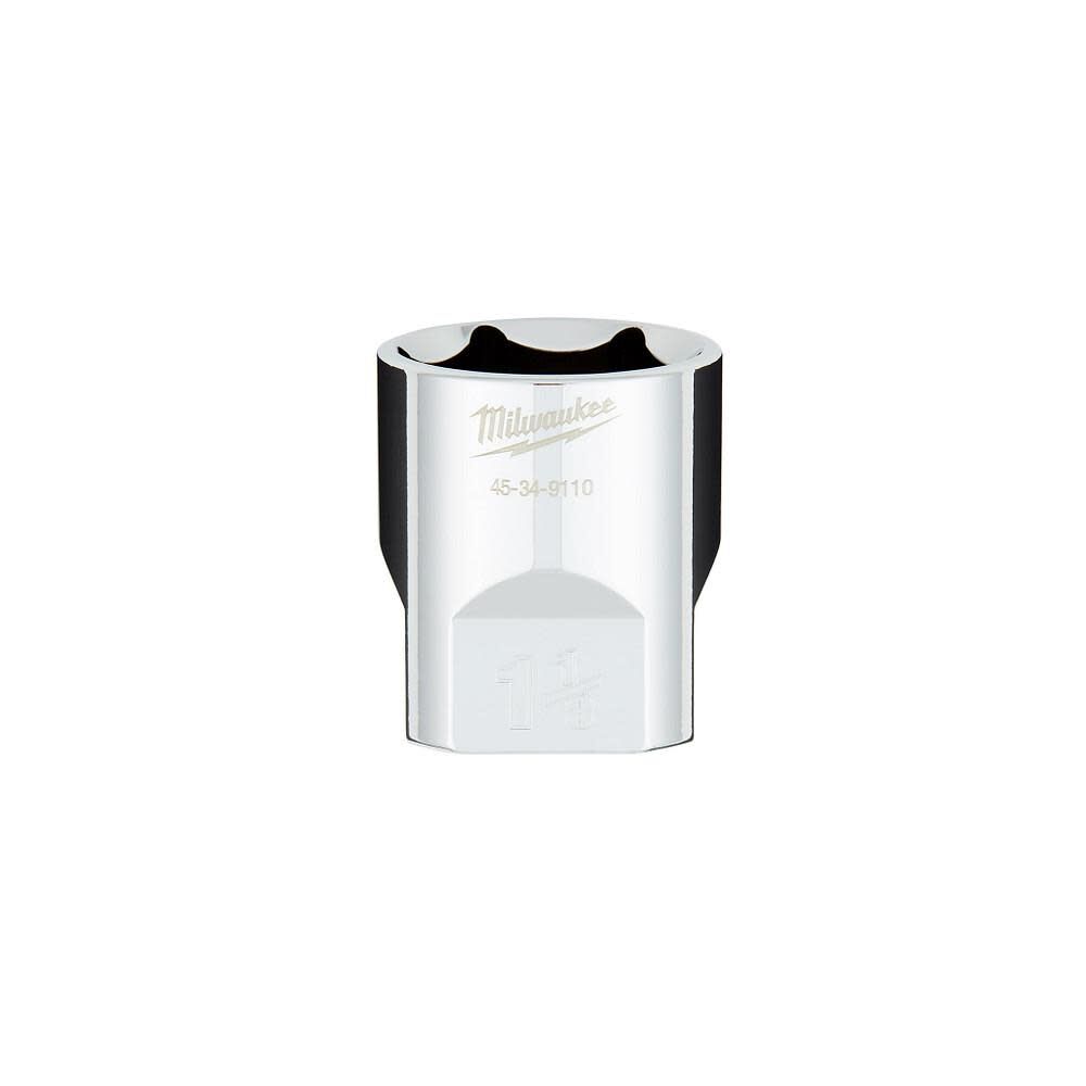 Milwaukee 1/2 in. Drive 1-1/8 in. SAE 6-Point Socket with FOUR FLAT Sides