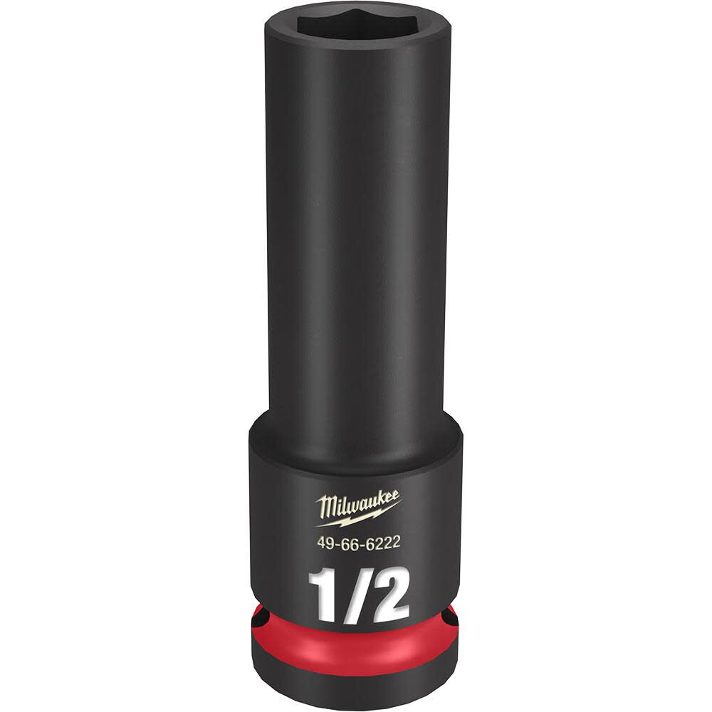 Milwaukee SHOCKWAVE Impact Duty Socket 1/2in Drive 1/2in Deep 6 Point