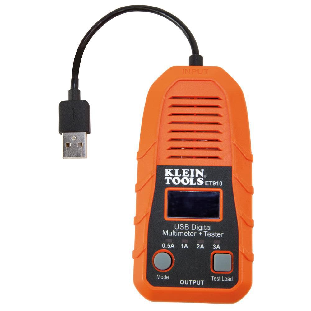 Klein Tools USB Digital Meter and Tester USB-A