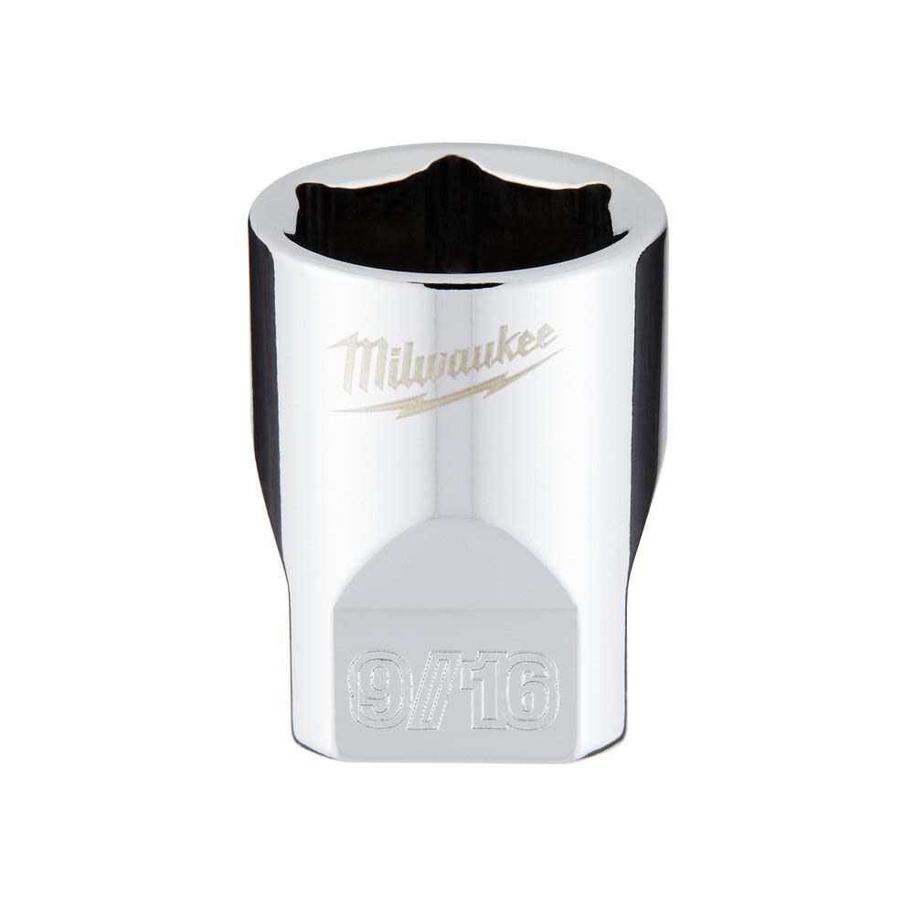 Milwaukee 1/4 in. Drive 9/16 in. SAE 6-Point Socket