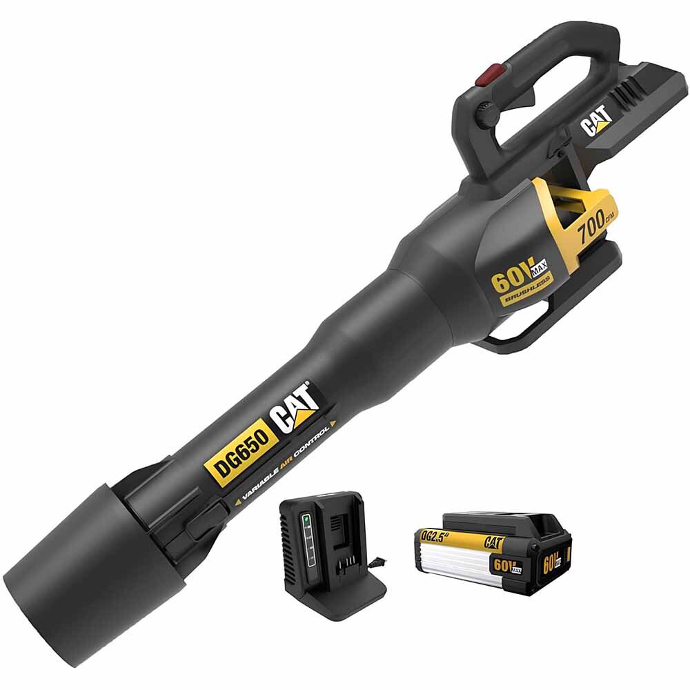 CAT DG650 60V 700 CFM 135 MPH Brushless Leaf Blower Kit