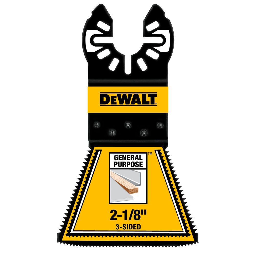 DEWALT 2 1/8 Inch General Purpose 3-Sided Oscillating Blade 1 Pack