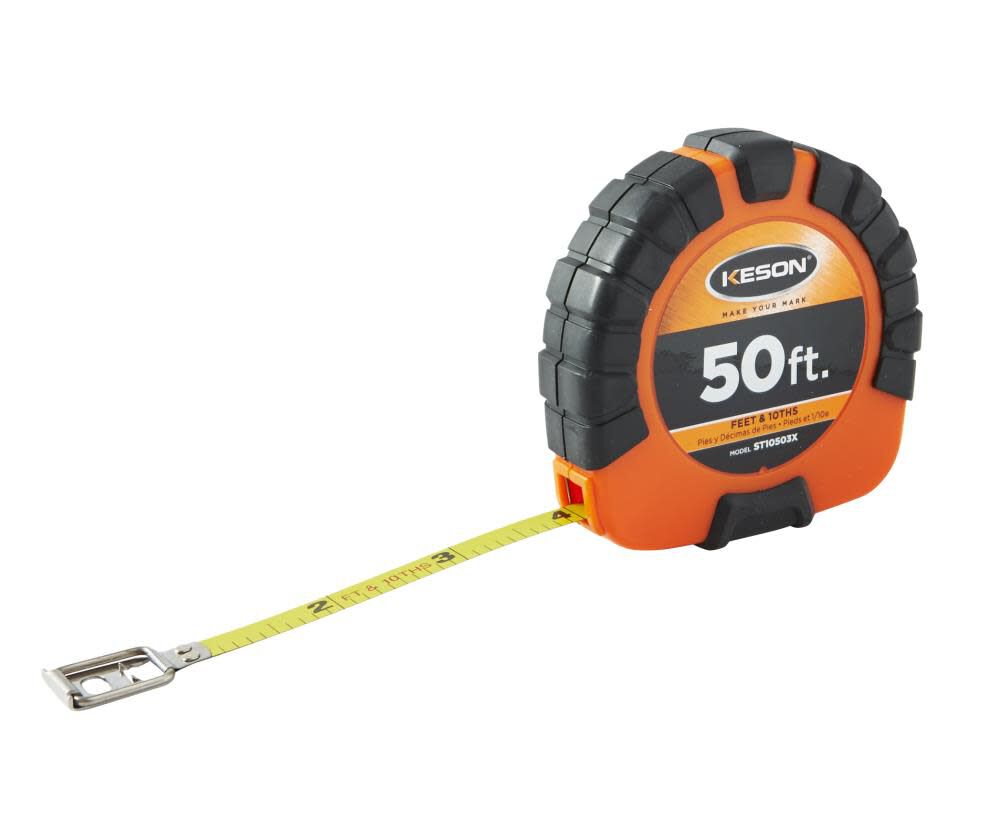 Keson 50′ Closed Reel Steel Long Tape Measure