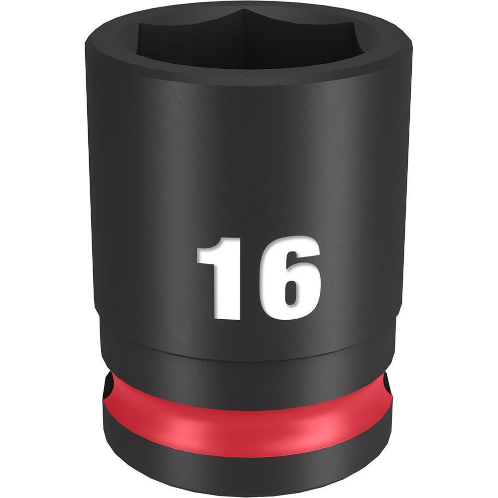 Milwaukee Impact Socket 3/8in Drive 16mm Standard 6 Point