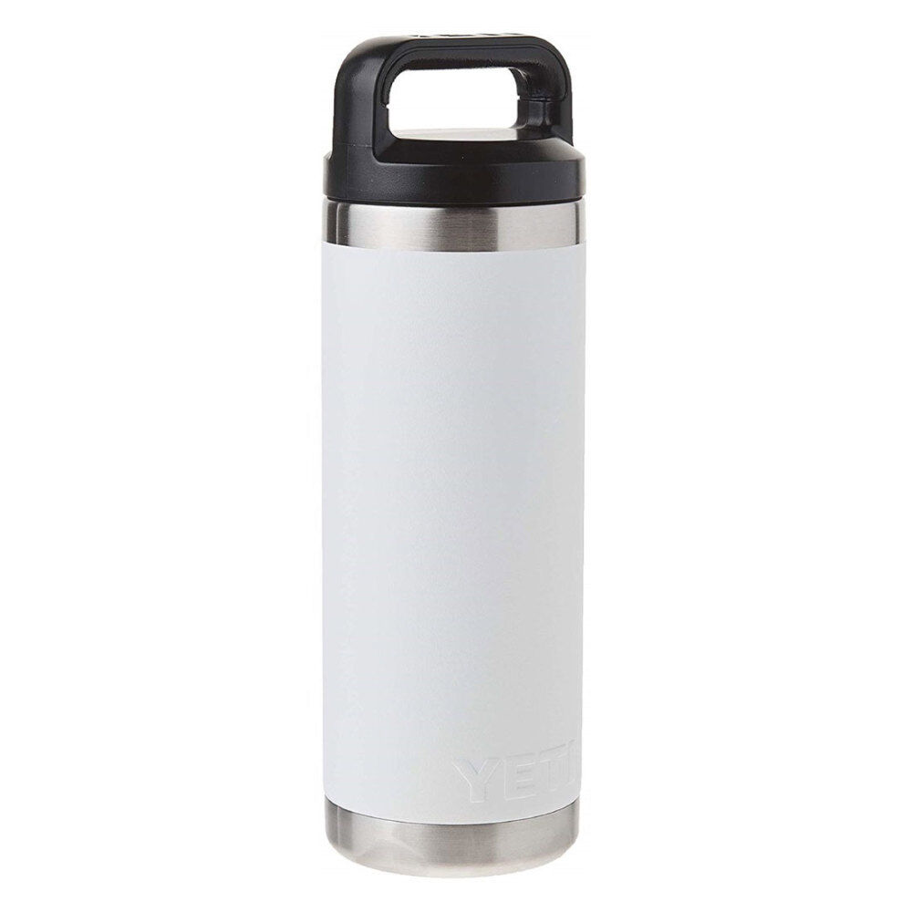 YETI Rambler 18 Oz Water Bottle with Chug Cap White
