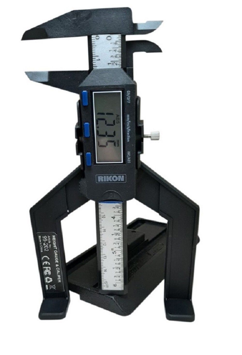 RIKON Digital Blade and Bit Height Gauge & Caliper with LCD Display