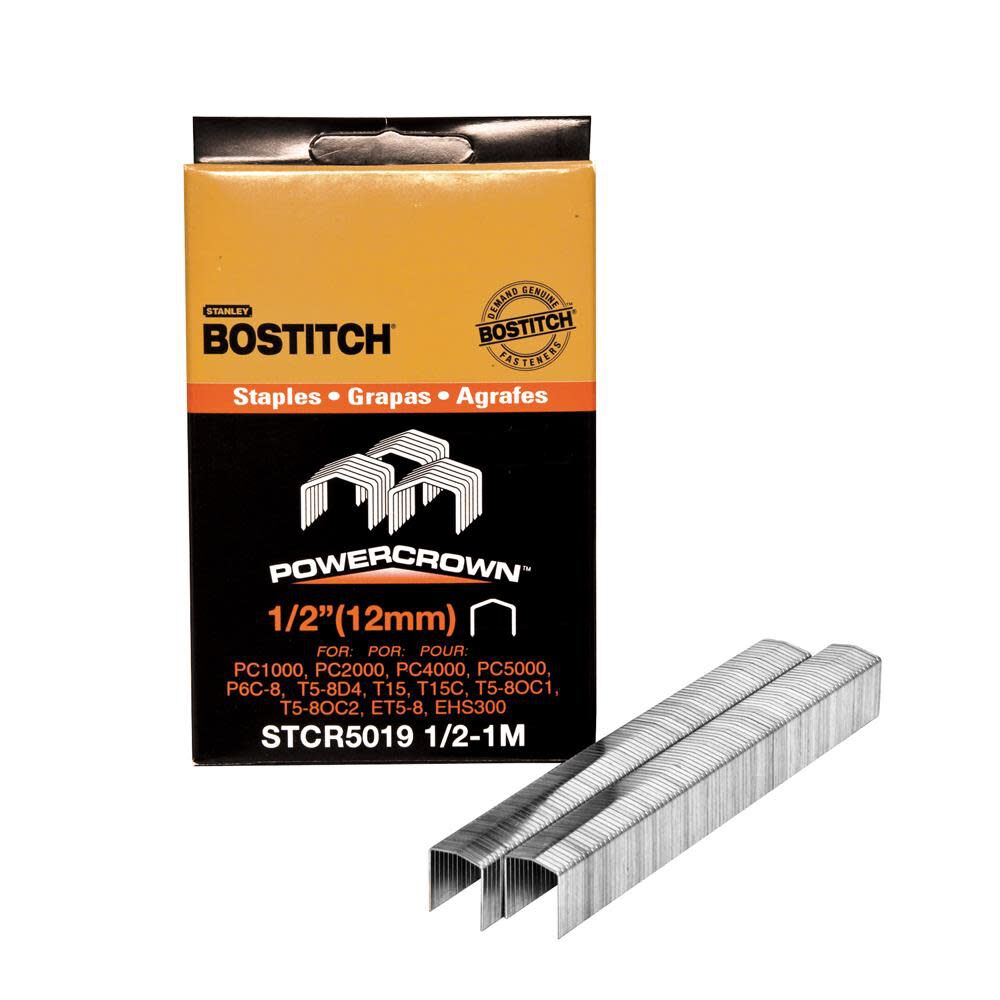 Bostitch 1/2 In. x 7/16 In. Heavy-Duty PowerCrown Staple