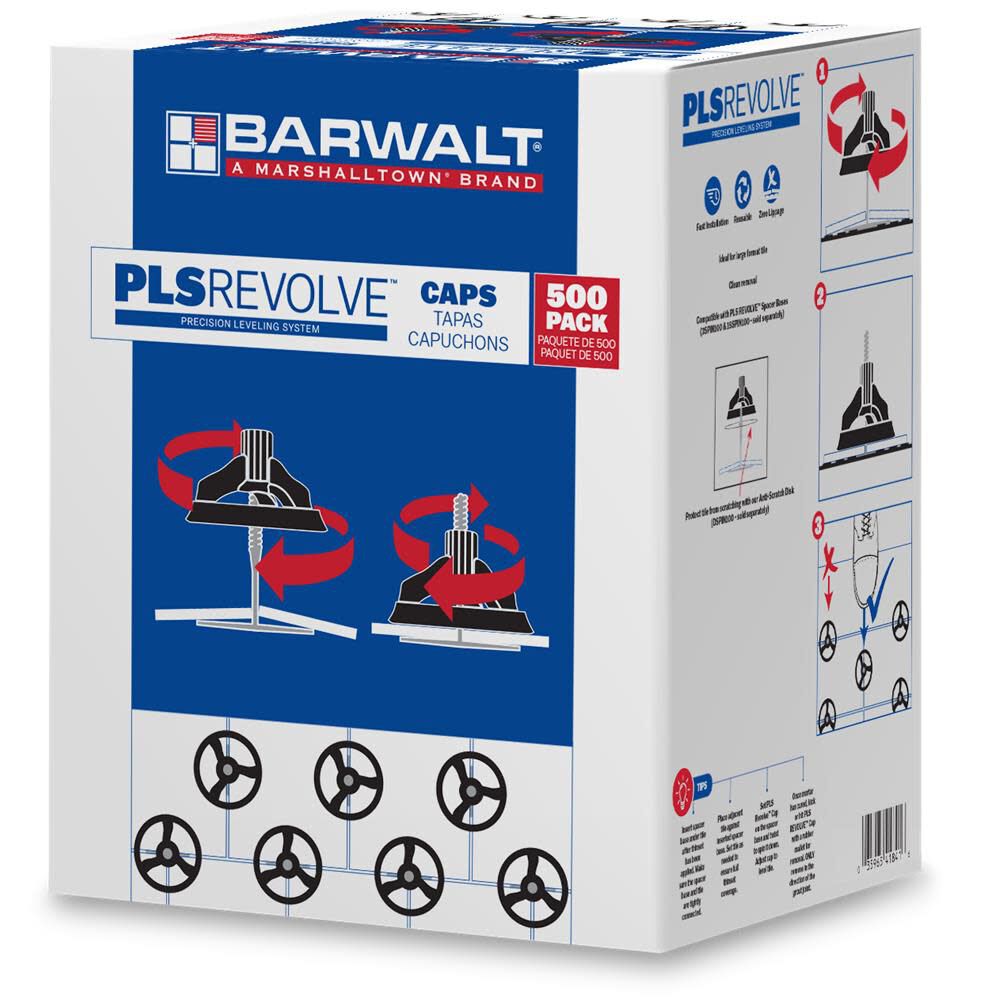 Marshalltown PLSREVOLVE Tile Leveling Caps 500 Pieces