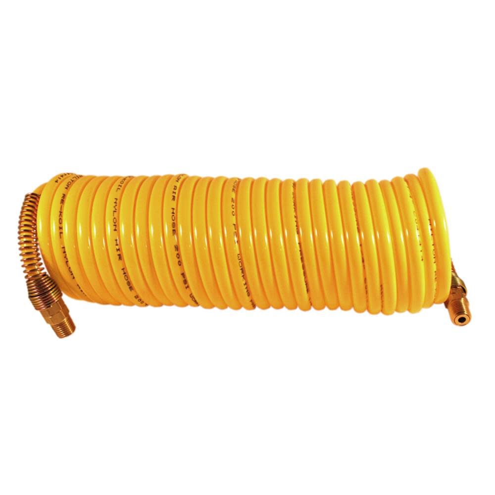 Milton Coiled Nylon Air Hose 50 Ft. 3/8 In. ID