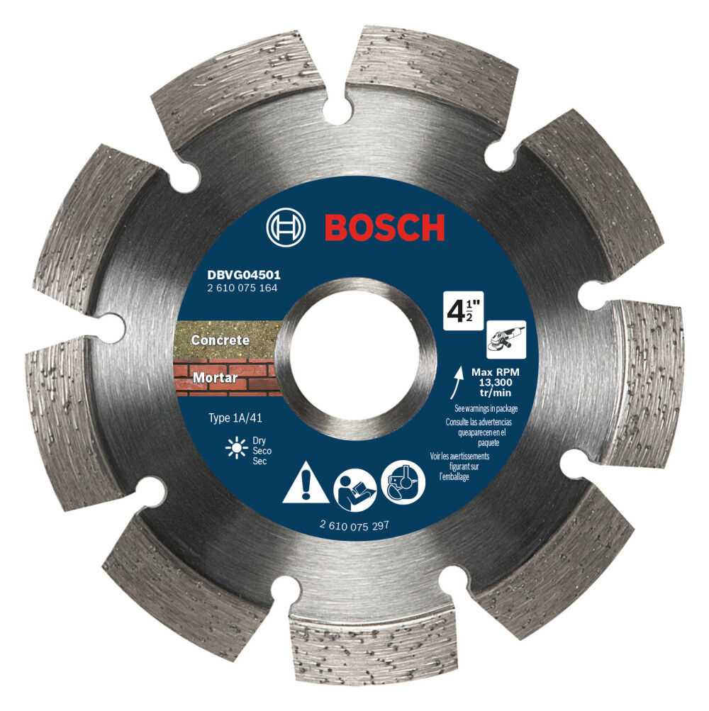 Bosch 4-1/2 Inch V-Groove Diamond Wheel