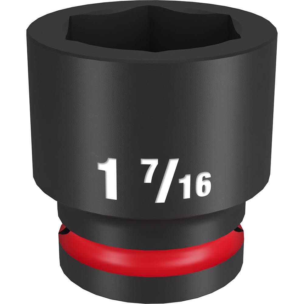 Milwaukee Impact Socket 3/4in Drive 1 7/16in Standard 6 Point