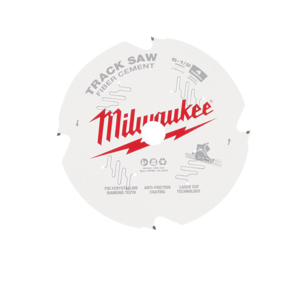 Milwaukee 6 1/2 4T Fiber Cement Track Saw Blade