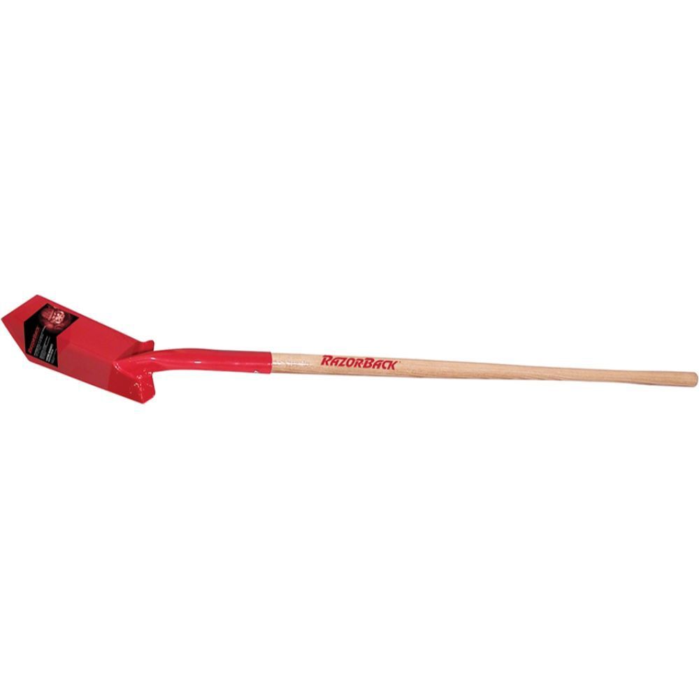 True Temper 58.12 in. Steel Trenching Shovel with Wood Handle